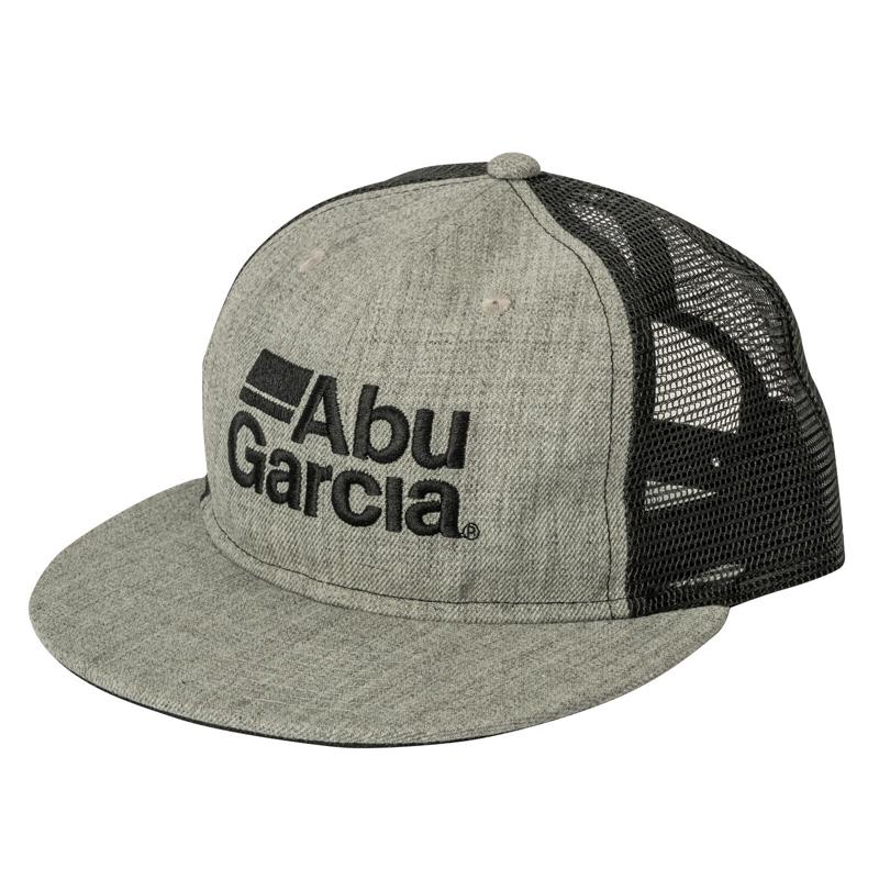 Abu Garcia（アブガルシア） フラットビルメッシュキャップ (グレー
