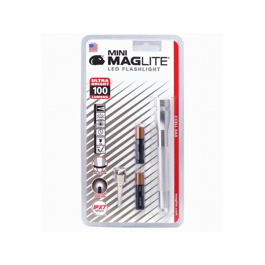 MAG-LITE（マグライト） LED懐中電灯(シルバー)100ルーメン MAGLITE