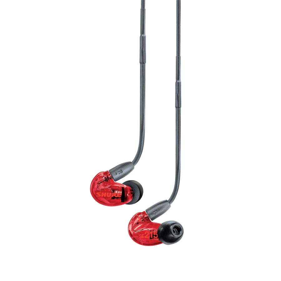 SHURE シュア ダイナミック密閉型カナルイヤホン (レッド) SE215
