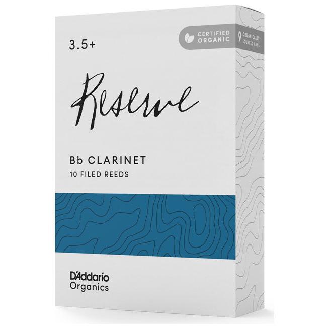 ダダリオウッドウインズ B♭クラリネットリード(オーガニック レゼルヴ・3.5+)10枚入り D'Addario WOODWINDS ORGANICS RESERVE LDADRECL3.5PO 返品種別A｜joshin｜02