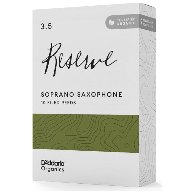 ダダリオウッドウインズ ソプラノサックスリード(オーガニック レゼルヴ・3.5)10枚入り D'Addario WOODWINDS ORGANICS RESERVE LDADRESS3.5O 返品種別A｜joshin｜02