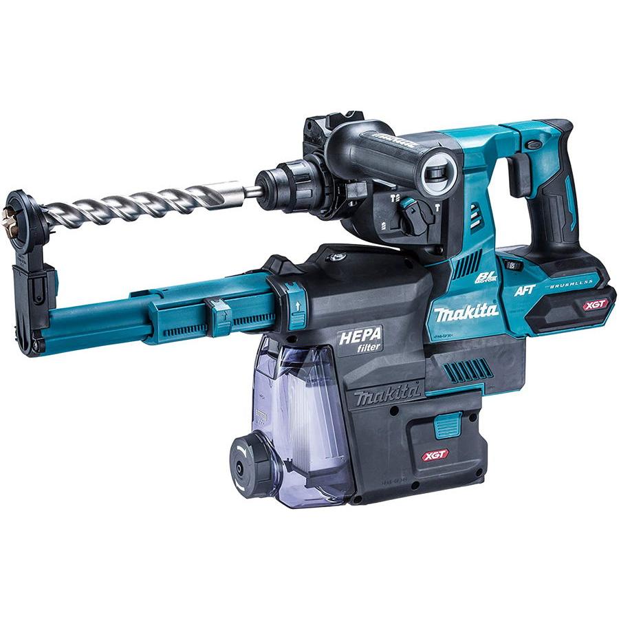 【未使用】マキタ 28mm充電式ハンマドリル(ブルー) HR001GZK マキタ（makita） 充電式ハンマドリル 28mm 青 集じんシステム付き