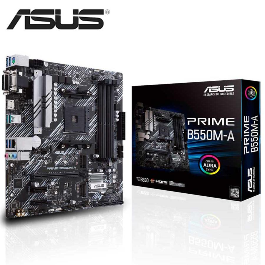 ASUS (国内正規品)ASUS PRIME B550M-A マイクロATXマザーボード AM4 デュアルM.2  PRIME B550M-A 返品種別B（Yahoo!・Joshin web）