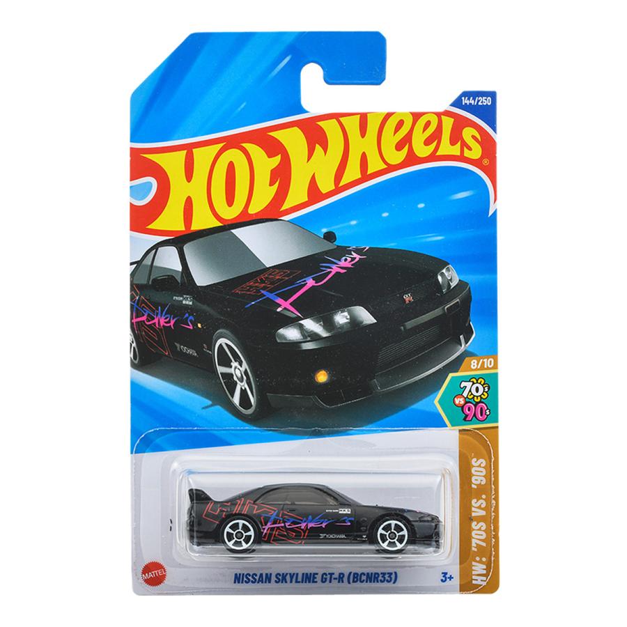 2台 新品 ホットウィール 日産 スカイライン GT-R (BCNR33) MATTEL（マテル） ホットウィール ベーシックカー 日産 スカイライン