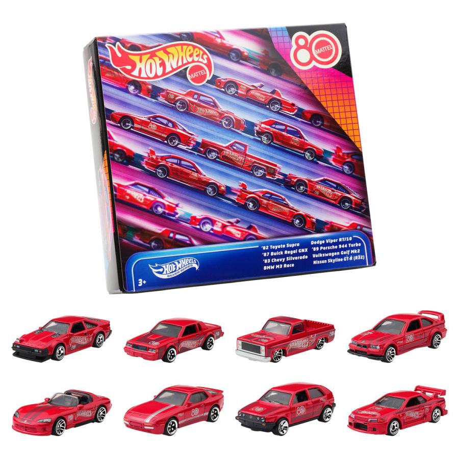 MATTEL（マテル） ホットウィール マテル80周年 8パック(JGK09-9866