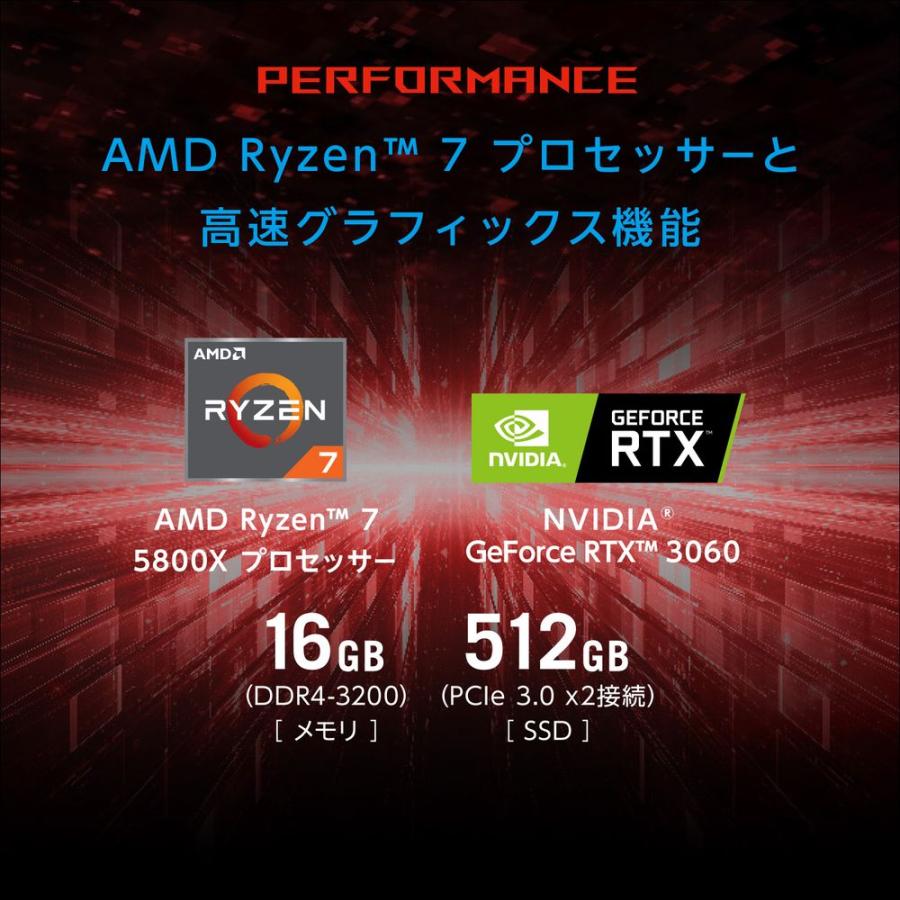 ASUS ゲーミングデスクトップパソコン ROG Strix GA15 (G15DK) (Ryzen 
