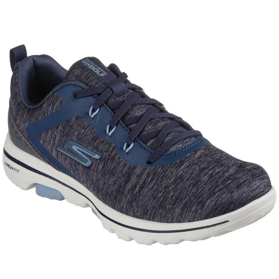 SKECHERS ネイビー スポーツシューズ ゴルフ用 ゴルフシューズ 超軽量 SKECHERS スケッチャーズ レディース・スパイクレス・ゴルフ