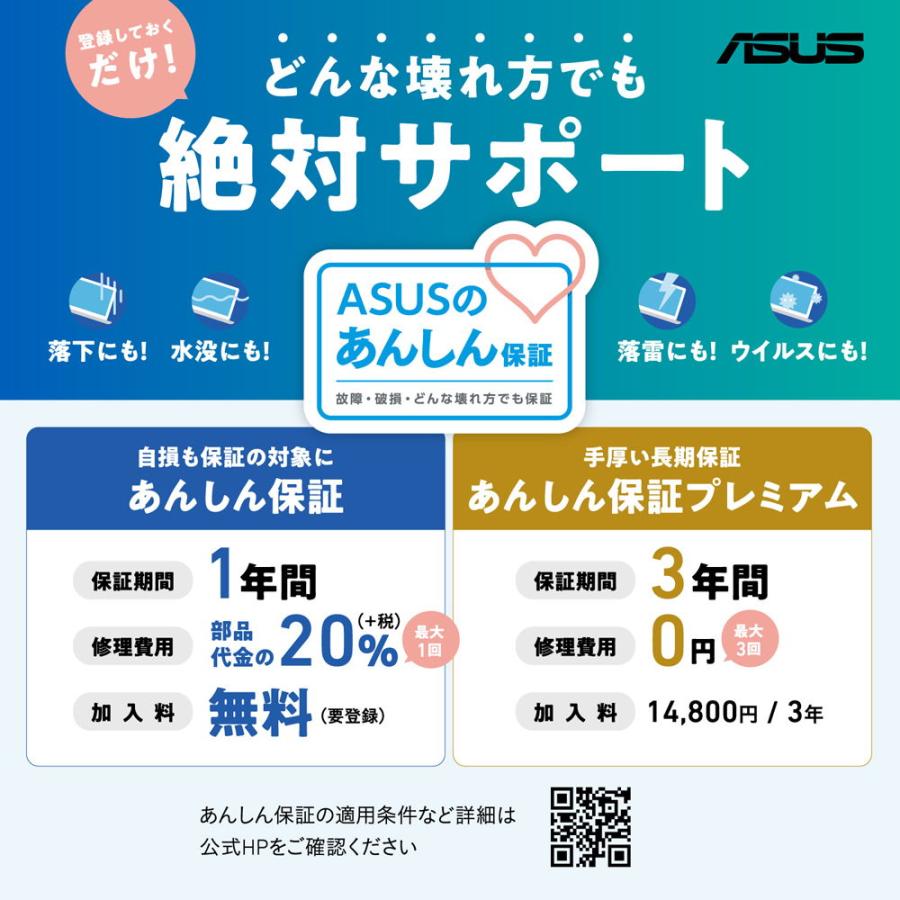 ASUS(エイスース) 15.6型 ノートパソコン ASUS Vivobook 15 M1502YA(Ryzen 7/  16GB/  512GB SSD/  WPS Office 2)クワイエットブルー M1502YA-BQ137W 返品種別A｜joshin｜08