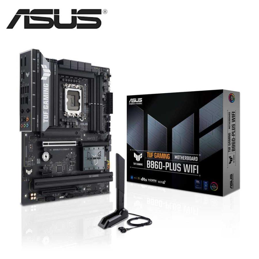 エイスース ASUS TUF GAMING B860-PLUS WIFI ATX Intel マザーボードの商品画像（Yahoo!ショッピング）