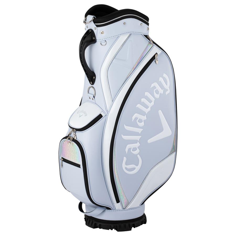 キャロウェイ　キャディバック　エクシア ホワイト/ブルー　☆美品 Callaway（キャロウェイ） キャディバッグ エクシア 26 JM(ライト