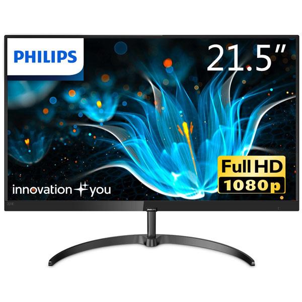 Philips｜フィリップス 液晶ディスプレイ(21.5型/ IPS/ FullHD 1920×1080/ 75Hz/ 5ms/ HDMI1.4)(ブラック) 221E9/ 11 返品種別B の商品画像