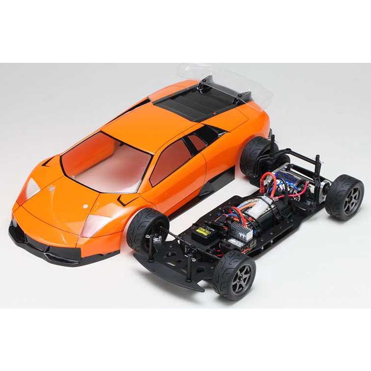 ヨコモ・GT1・開封済み新品・新品スペアシャーシ付き 1/12スケールカー ルーキースピード GT1 シャーシ Type-Aボディ付き
