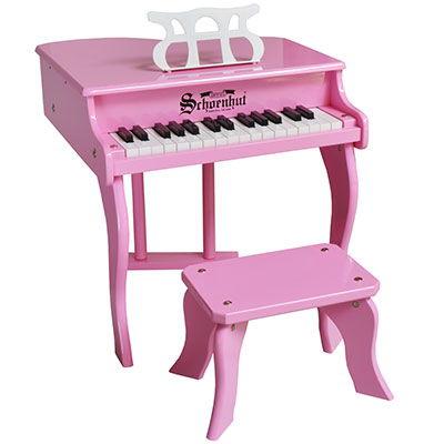 新作 有名ブランド 大人気 シェーンハット トイピアノ ピンク 30-Key Pink quot;Fancy Baby 返品種別A and 3005P Bench Piano Grandquot;