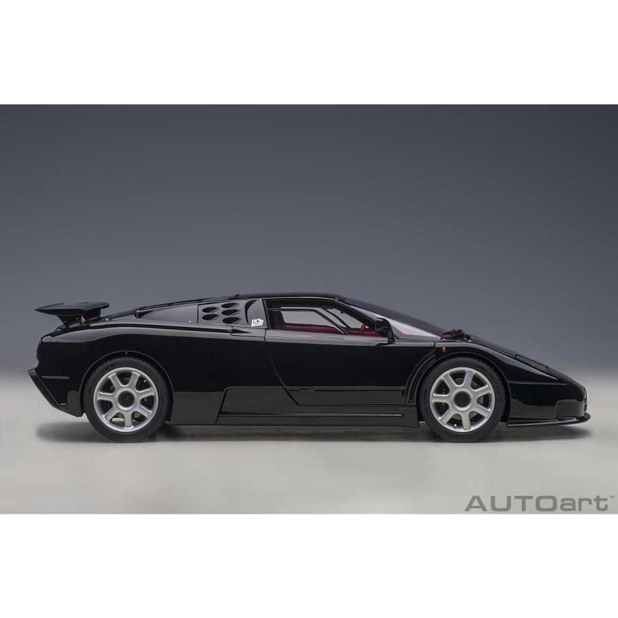 オートアート 1/ 18 ブガッティ EB110 SS (ブラック)(70919)ミニカー