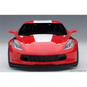 GT SPIRIT 1/18 シボレーコルベット C7 Z06 ホワイト/レッド GT SPIRIT 1/18 シボレー コルベット Z06 C7 ホワイト/レッド 完成品