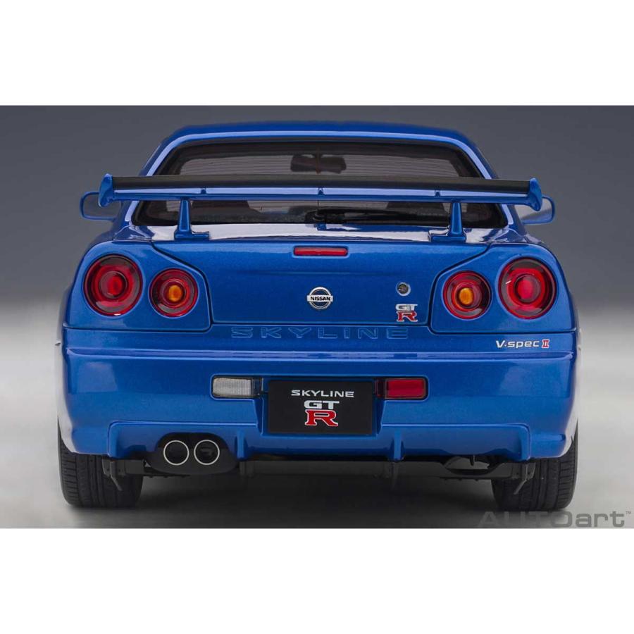オートアート 1/18 日産 スカイライン GT-R VスペックII 77408 ミニカー 1/18 日産 スカイライン GT-R R34 Vスペック II