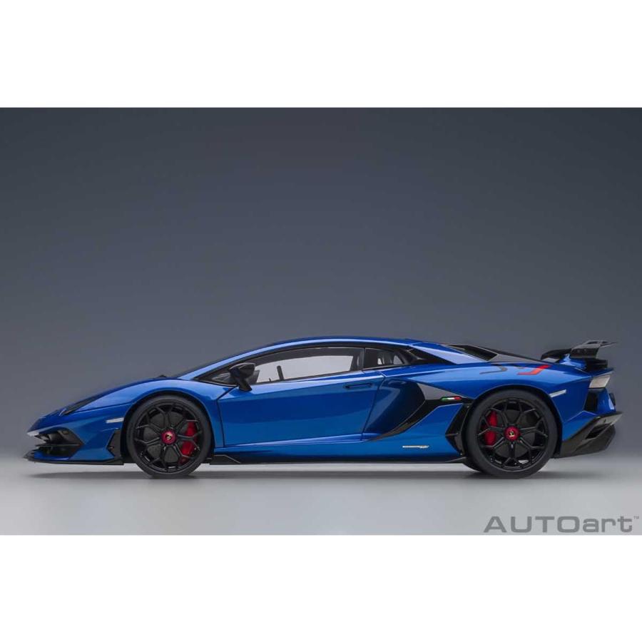 オートアート (再生産)1/ 18 ランボルギーニ アヴェンタドール SVJ (メタリック・ブルー)(79174)ミニカー 返品種別B｜joshin｜03