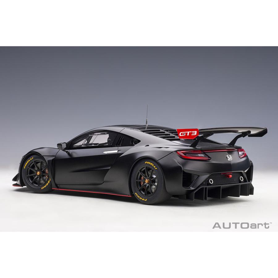 オートアート 1/ 18 ホンダ NSX GT3 2018 (マット・ブラック オートアート 1/ 18 ホンダ NSX GT3 2018 (マット・ブラック