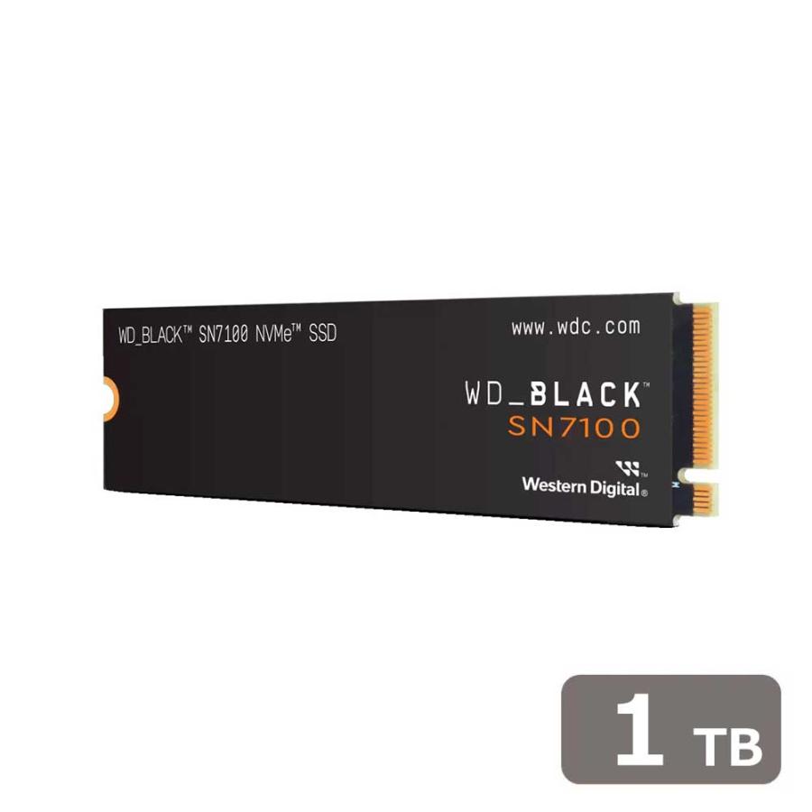 Western Digital｜ウエスタンデジタル WD BLACK SN7100 シリーズ ゲーミング向け M.2 2280 NVMe接続SSD 1TB WDS100T4X0E 返品種別B の商品画像