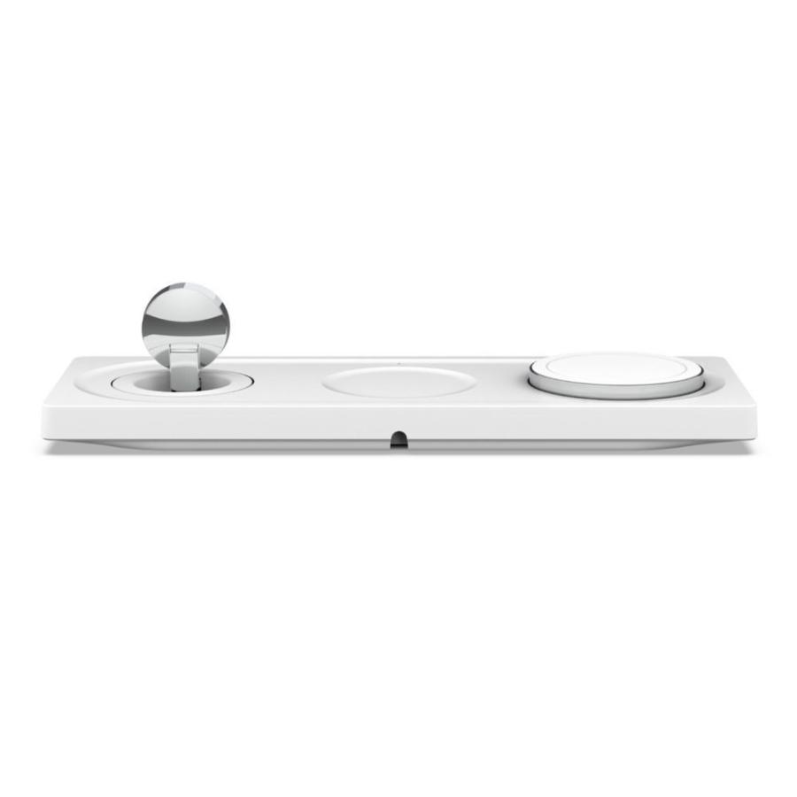 BELKIN  3-in-1 ワイヤレス充電パッド(白) WIZ016DQWH Amazon.co.jp: Belkin[Apple公認] 3 in 1 MagSafe充電器 最大15W