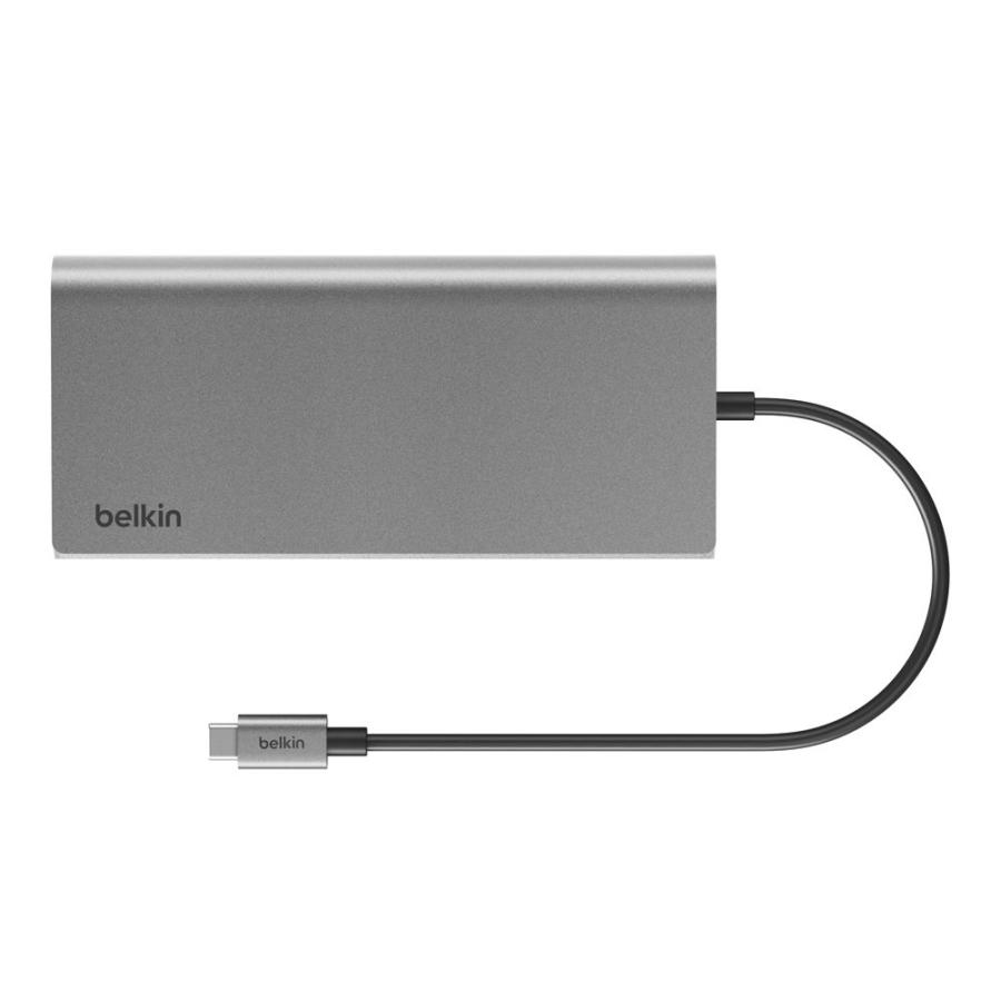 Belkin 8-in-1 USBハブ INC015btSGY-CZ BELKIN 8-in-1 Dual 4K Display USB-C コア ハブ ［USB Power