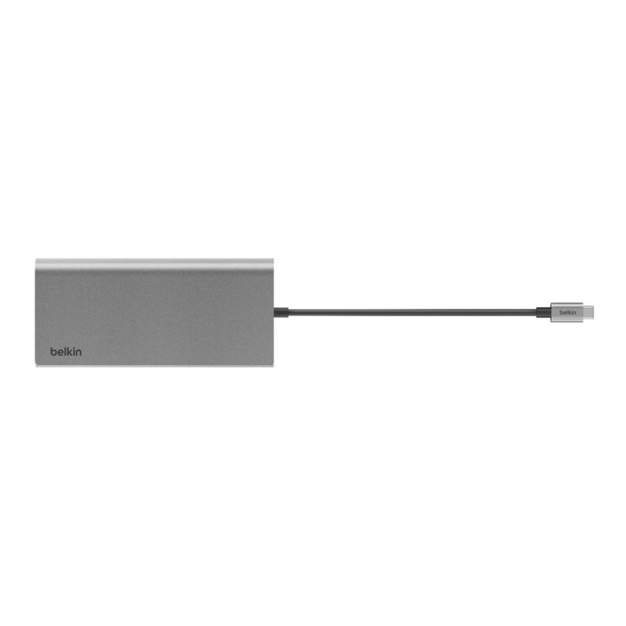 Belkin 8-in-1 USBハブ INC015btSGY-CZ 楽天市場】【ランキング1位獲得！】Belkin 8-in-1 USBハブ 4K