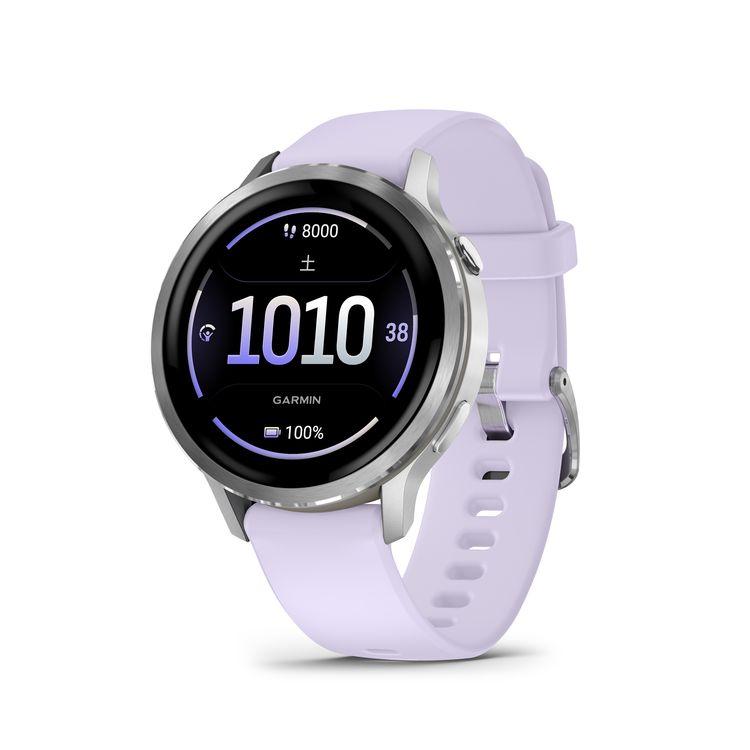 ガーミン Venu 4 Silver /  Periwinkle 41mm(Suica対応)スマートウォッチ 010-03013-31 返品種別A