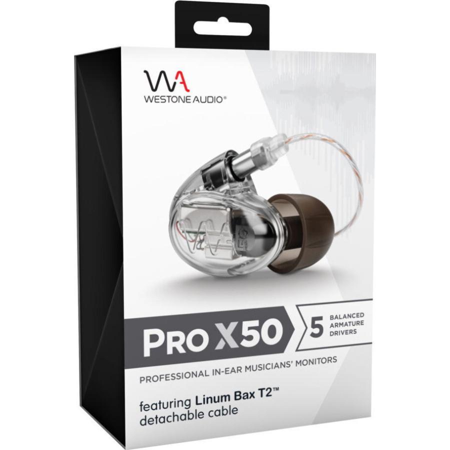 ウェストンオーディオ バランスドアーマチュア カナル型イヤホン Westone Audio WA-UM-PRO-X50 返品種別Aの画像