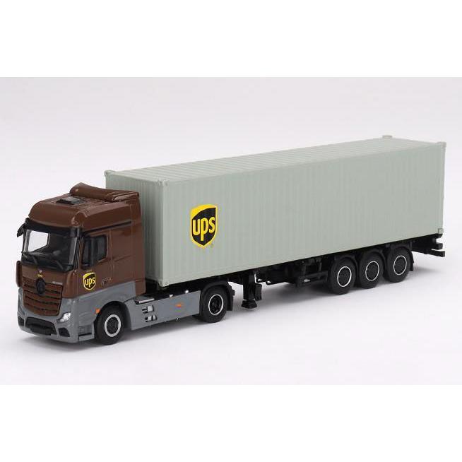 ミニGT 1/64 メルセデス・ベンツ アクトロス 40ft コンテナ UPS MINI-GT 1/ 64 メルセデス ベンツ アクトロス 40ftコンテナ ”UPS