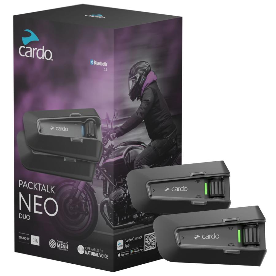 cardo Cardo(カルド) PACKTALK NEO DUO バイク用インカム 2個 cardo Cardo(カルド) PACKTALK NEO DUO バイク用インカム 2個