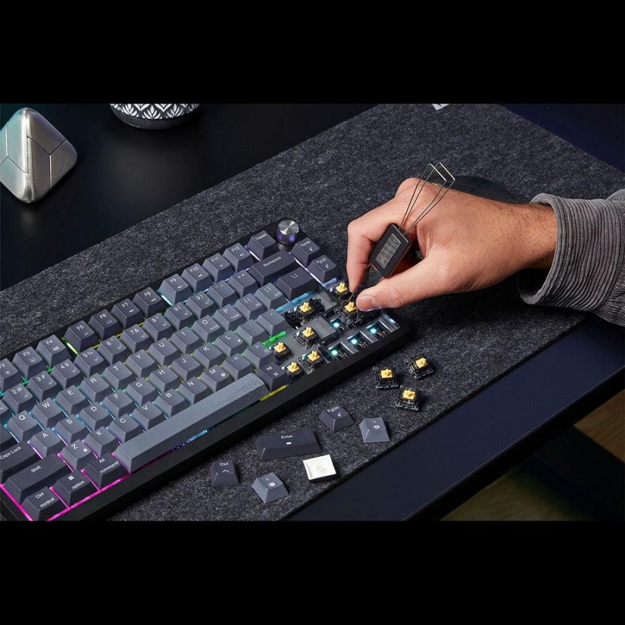 コルセア 有線/ 2.4GHz/ Bluetooth ワイヤレスゲーミングキーボード 日本語配列 75% CORSAIR K65 PLUS WIRELESS JP CH-91D401L-JP 返品種別A｜joshin｜14