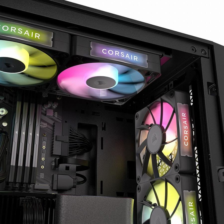 CORSAIR(コルセア) PWMファン iCUE LINK RX120 RGB Single Fan(ブラック) CO-9051017-WW 返品種別B｜joshin｜11