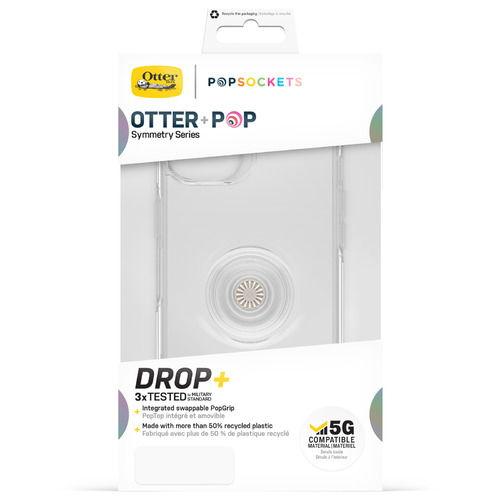 OtterBox(オッターボックス) iPhone 14 Plus用 PopSockets PopGrip一体型ケース OTTER + POP SYMMETRY CLEAR CLEAR POP 77-88776 返品種別A｜joshin｜05