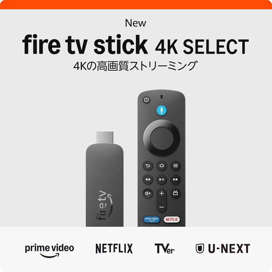 【新品】Fire TV Stick 4K Amazon Fire TV Stick 4K (2nd Gen) Streaming Device with Wi-Fi 6