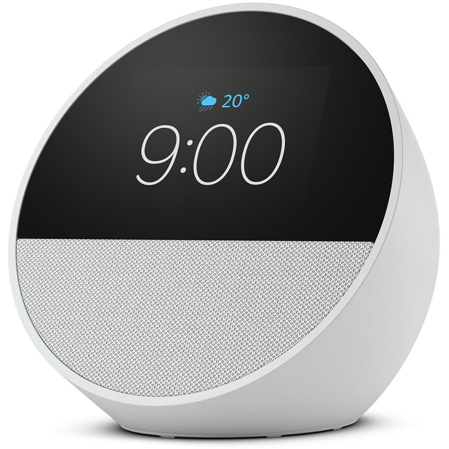 【新品未開封】Echo Spot（2024年発売）グレーシャーホワイト amazon（アマゾン） Echo Spot(2024年発売) - スマートアラーム