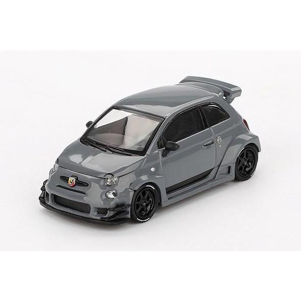 MINI-GT 1/ 64 アバルト 595 LB-WORKS x Abas Works グレー(左ハンドル
