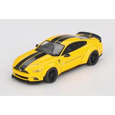 ミニカーフォード マスタング GT 2019 右ハンドル MINI-GT 1/ 64 LB☆WORKS フォード マスタング トリプルイエロー(右