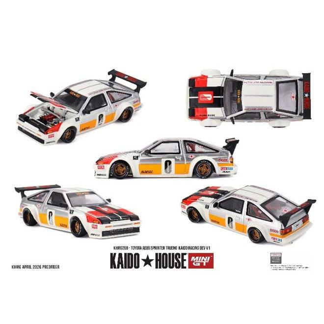 MINI-GT 1/ 64 トヨタ AE86 スプリンタートレノ Kaido Racing Dev V1