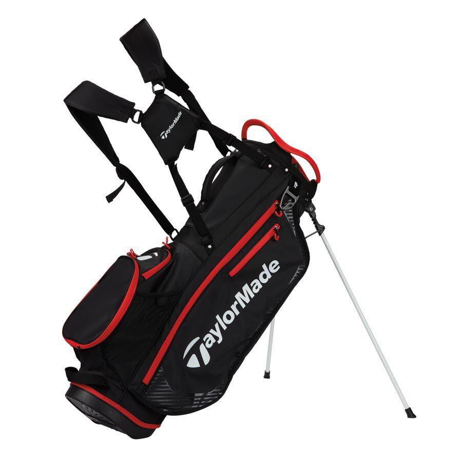 TaylorMade（テーラーメイド） プロ スタンドバッグ(ブラック/ レッド