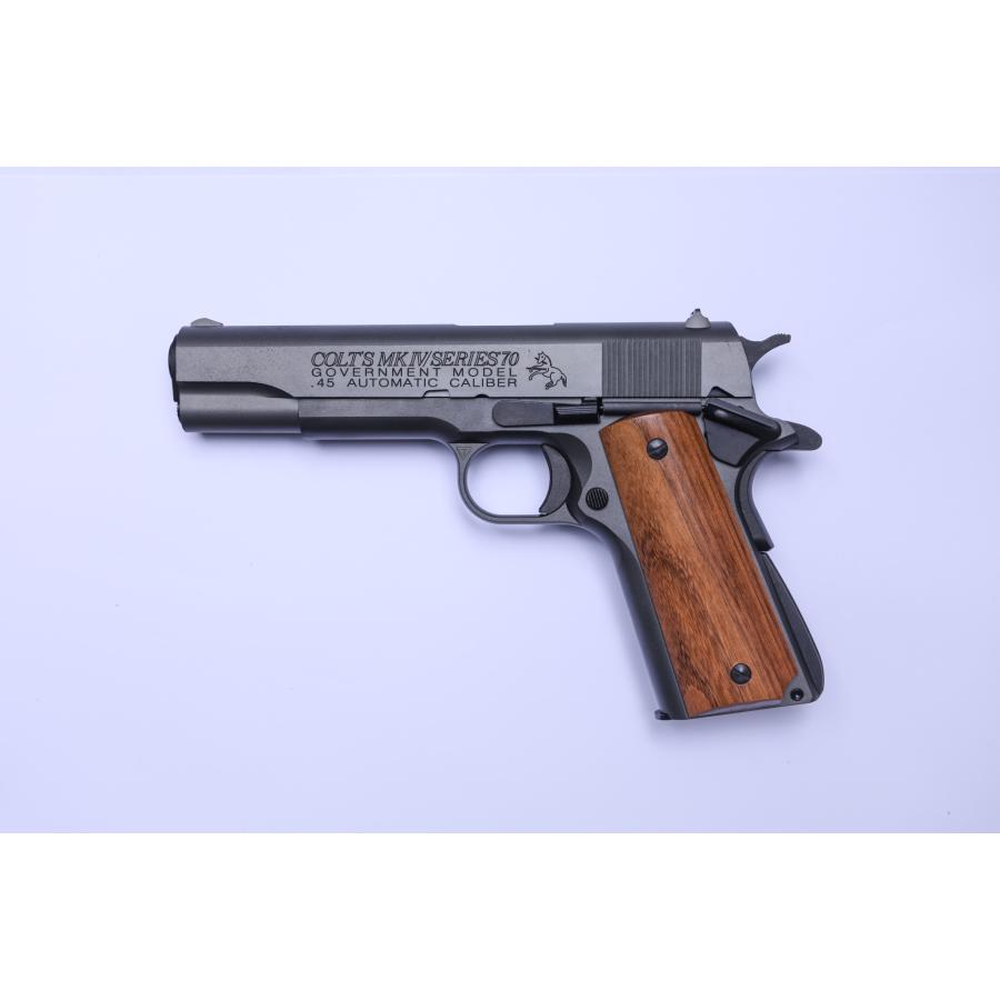 タニオコバ GM7.5 S70 ラージ刻印仕様 木製ムテニエ材スムースグリップ付きモデルガン 返品種別B（Yahoo!・Joshin web）