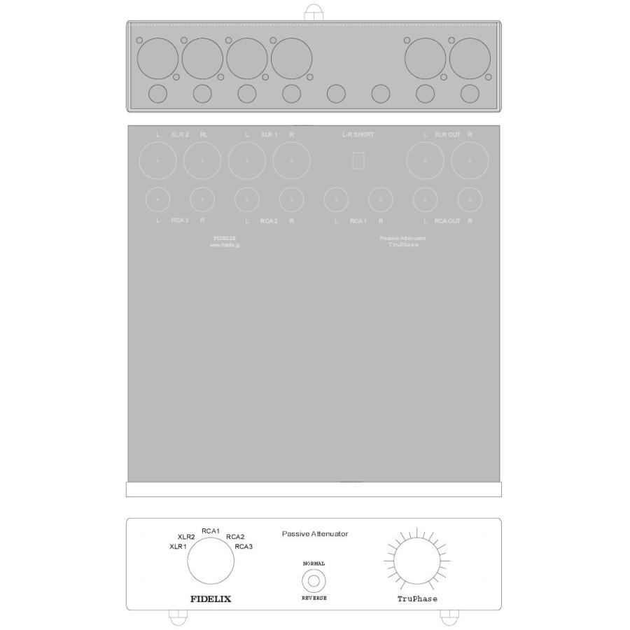 フィデリックス セレクター付・パッシブアッテネータートゥルフェイズ FIDELIX TRUPHASE 返品種別A｜joshin｜12