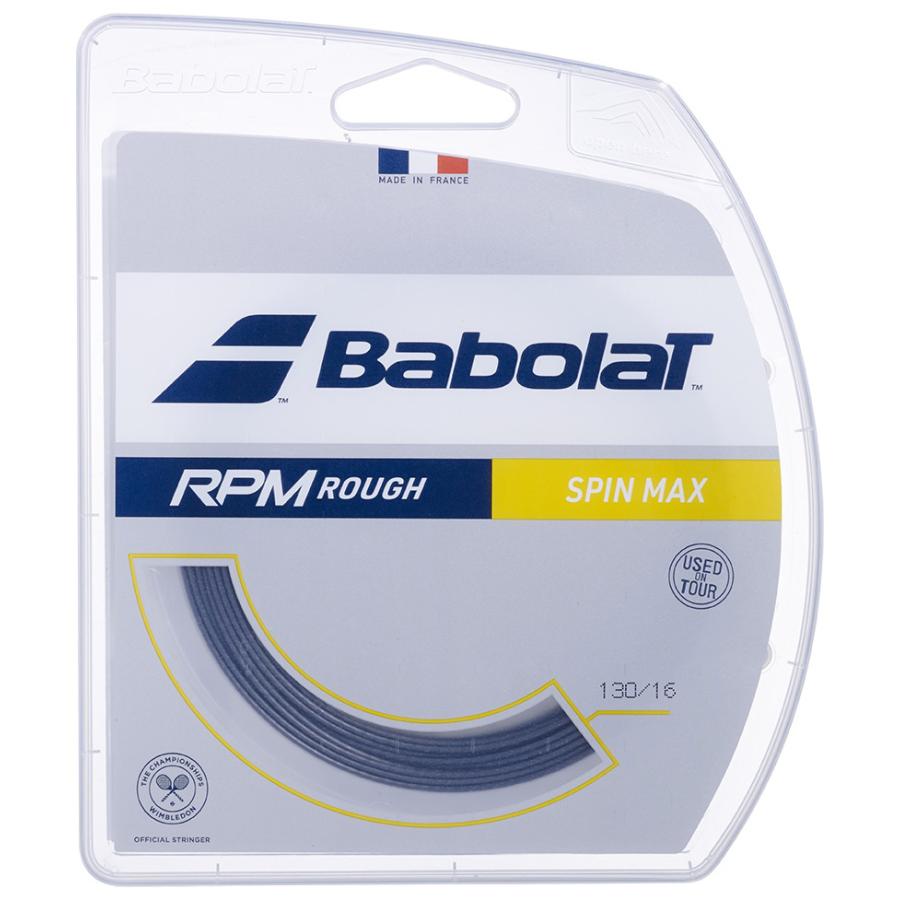 BabolaT(バボラ) 硬式テニス ストリング RPM ラフ12M(ダークグレー・サイズ：1.30mm) 返品種別A