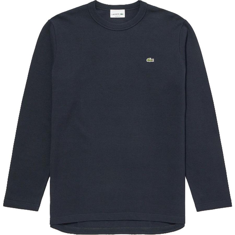 Lacoste ネイビー 長袖Tシャツ　新品 LACOSTE ラコステ ロングスリーブTシャツ(ネイビー・サイズ：3[S