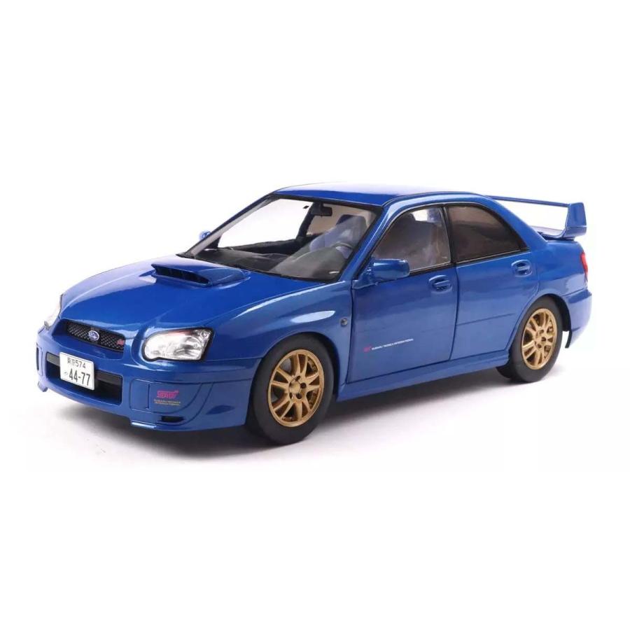 ソリド 1/ 18 スバル インプレッサ WRX STI 2003 (ブルー