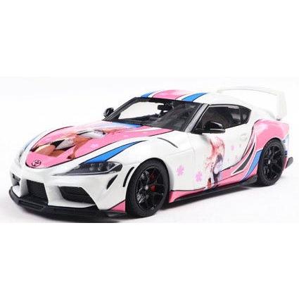 ソリド 1/ 18 トヨタ GR スープラ ソリドワークス 痛車 2024 (ホワイト 
