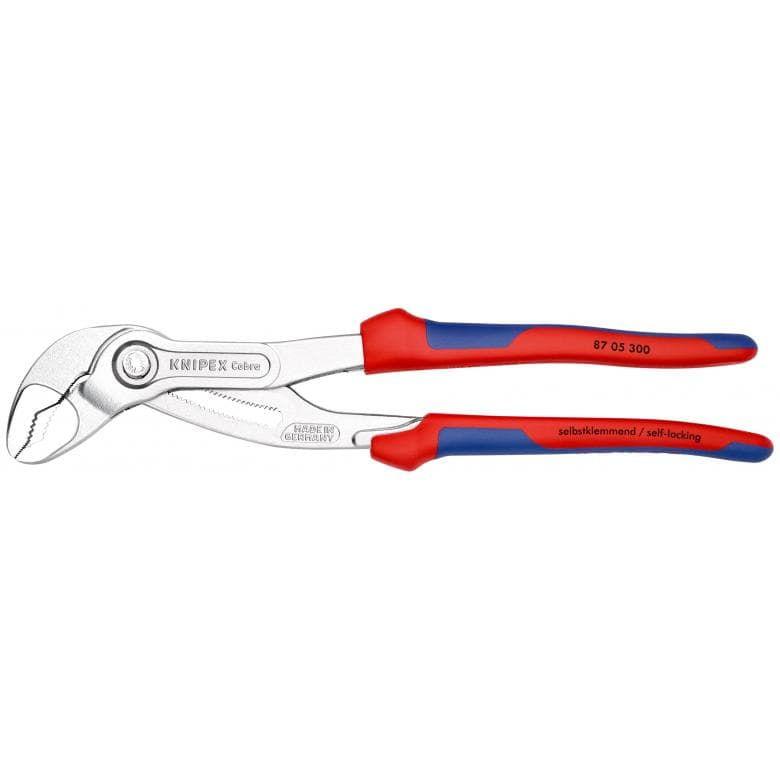 クニペックス ウォーターポンププライヤー コブラ 300mm KNIPEX 87 05 300 返品種別B｜joshin｜03