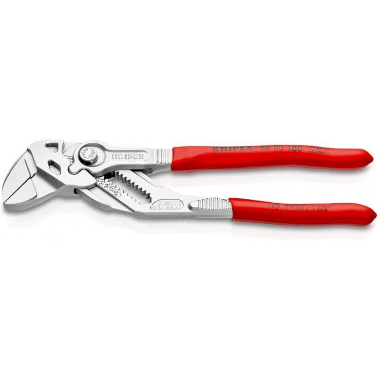クニペックス プライヤーレンチ 180mm KNIPEX 86 03 180 返品種別B の商品画像
