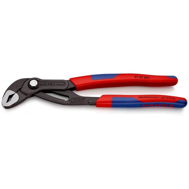 クニペックス ウォーターポンププライヤー コブラ 250mm KNIPEX ハイテク・ウォーターポンププライヤー 87 02 250 返品種別B の商品画像