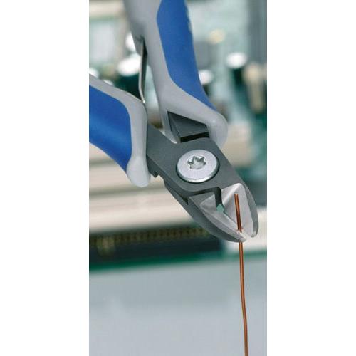 クニペックス エレクトロニクスニッパー 125mm KNIPEX 79 12 125 返品種別B_2