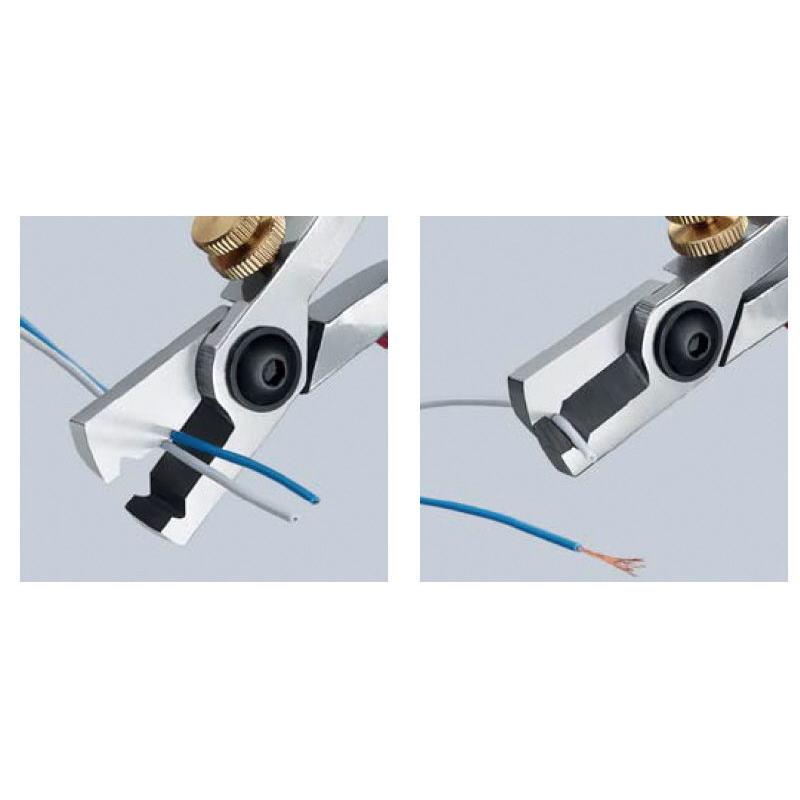 クニペックス エレクトロニクスワイヤーストリッパー 140mm KNIPEX 11 82 130 返品種別B_2